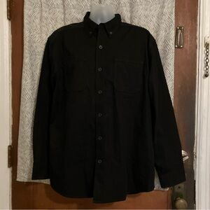 ridgecut black button up xl mens elbow patch